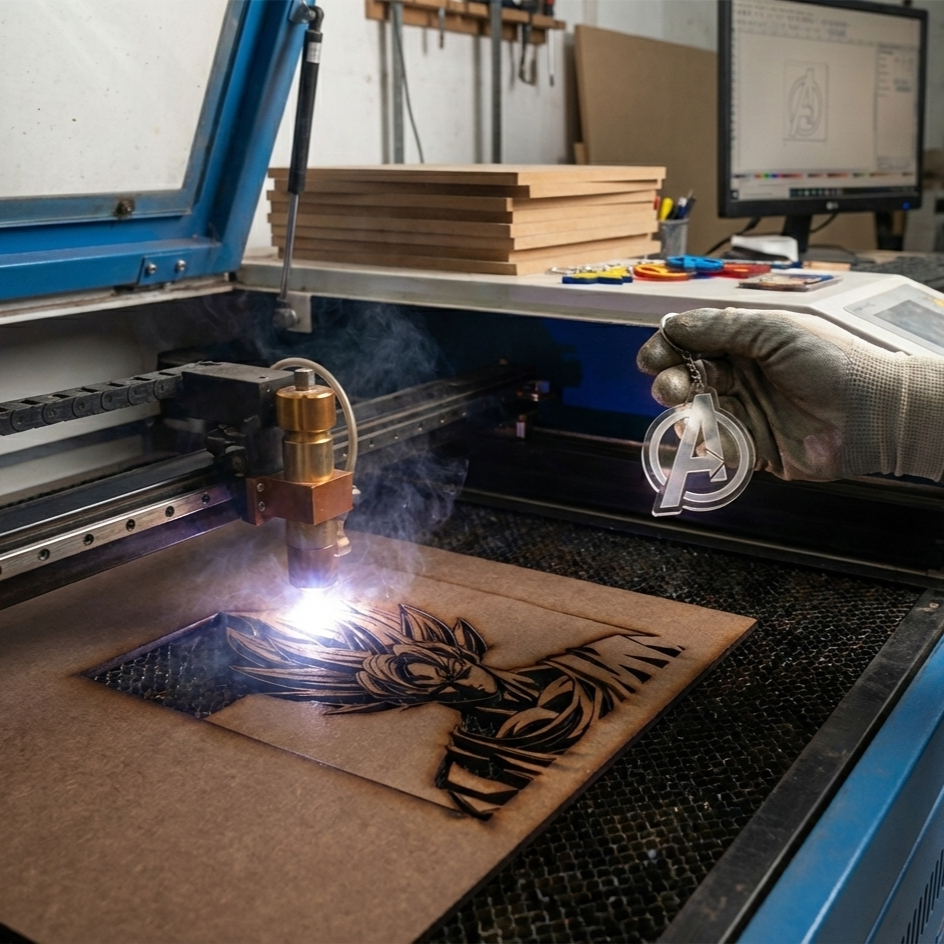 Más Allá del Plástico: El Arte de Crear Merch de Anime con Corte Láser en Barranquilla