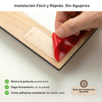 Saitama One Punch Man: Cuadro Decorativo en Madera MDF Negra