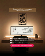 Maggie Simpson: Cuadro Decorativo en Madera MDF Negra