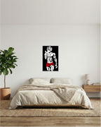 Baki Hanma Edición Limitada: Cuadro de Madera MDF Negra