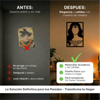 Mujer Maravilla Wonder Woman: Cuadro de Madera MDF Negra