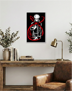 Satoru Gojo Edición Limitada: Cuadro de Madera MDF Negra