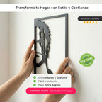 Empaque reforzado y seguro para cuadros de madera calada, garantizando que tu pieza de arte llegue impecable.