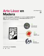 Infografía con dimensiones del arte de pared de 4 piezas con diseño de heroína de leyenda para interiores.